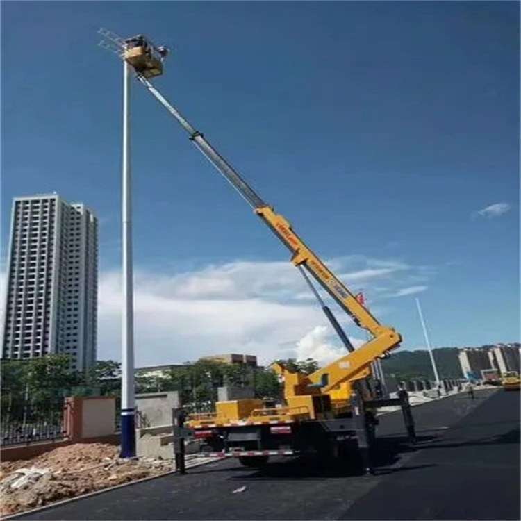 镇江京口维修路灯的曲臂升降车出租